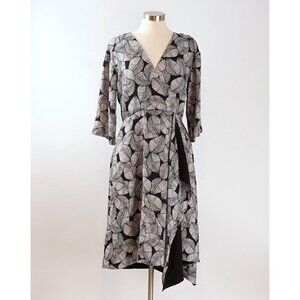 Natori Leaves of Paradise Asymmetrical Dress - Size 8 - EUC